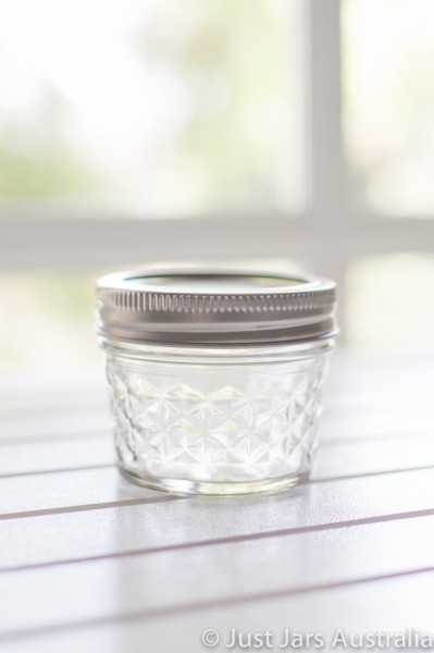 Mason jar - Mini quilted (quarter-pint)